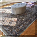 D02. Handknotted rug. Approx. 9' x 12' 